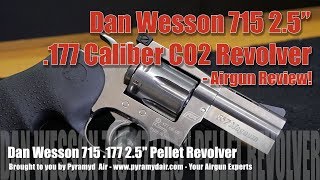 Dan Wesson 715 177 CO2 Pellet Revolver  Replica Realism at its Best  Airgun Review by AirgunWeb [upl. by Ehtiaf]