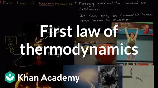 First Law of Thermodynamics introduction  Biology  Khan Academy [upl. by Adao981]