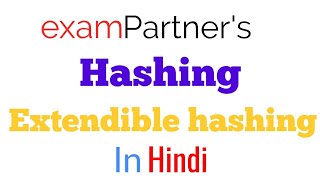 Extendible Hashing  Hashing  Advanced data structures [upl. by Willard526]