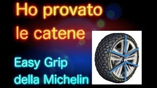 Ho provato Catene Easy Grip Michelin test sulla neve 10 cm [upl. by Lem]