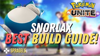 Snorlax BEST Build Guide The Ultimate Defender  Pokémon Unite [upl. by Otina]