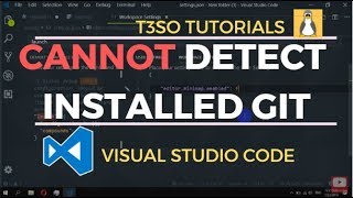 Visual Studio Code cannot detect installed git [upl. by Lilak]