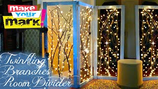 How to Twinkling Branches Room Divider [upl. by Nahtanohj]