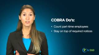 COBRA Mistakes – Do’s and Don’ts [upl. by Buskus]