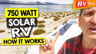 HOW WE USE SOLAR for RV POWER OFF THE GRID  Full DIY System Tour [upl. by Oralie]