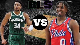 76ers vs Bucks LIVE STREAM REACTION [upl. by Aikrahs]