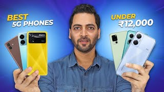 3 Best 5G Phones Under ₹12000 In India December 2022 [upl. by Kolnos]