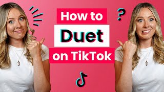 How to Duet on TikTok in 2022 Easy Tutorial [upl. by Moulden]