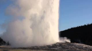 Old Faithful Geyser eruption Yellowstone NP [upl. by Athalie775]