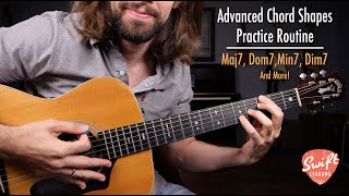 Advanced Chords Practice Routine  Guitar Lesson for Jazz RampB and Blues [upl. by Survance]