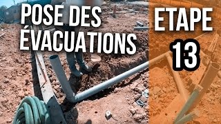 Pose des évacuations EU et WC  Etape 13 [upl. by Htur]