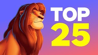 Top 25 Best Disney Animated Movies [upl. by Cutlip]