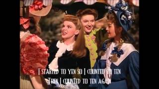 The Trolley Song by Judy Garland with lyrics on screen [upl. by Mirna]