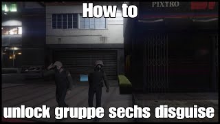 How to Unlock Gruppe sechs I GTAV Online Casino Heist Big Con Approach [upl. by Halladba]