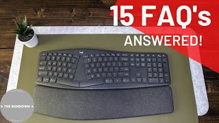 Logitech ERGO K860  Keyboard FAQs [upl. by Enaz]