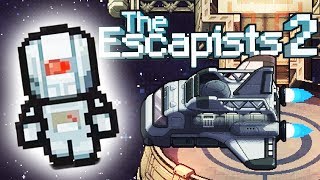 ROBOT BLITZ Escapes a SPACE STATION  The Escapists 2 Gameplay [upl. by Eustasius]