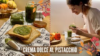 CREMA AL PISTACCHIO fatta in casa  HOMEMADE PISTACHIO SPREAD [upl. by Yared12]