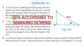 Exercise 91 class 10 maths [upl. by Onitnatsnoc]