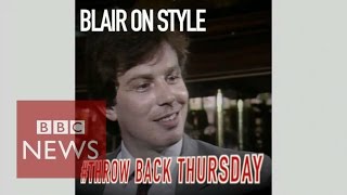 Tony Blair on style in 1983  BBC News [upl. by Aneladdam]