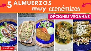 5 Almuerzos MUY económicos y rendidores  Cocina de Addy [upl. by Ettenotna643]