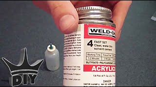 HOW TO glue acrylic welding [upl. by Asined]