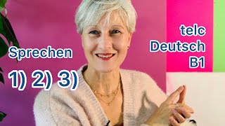 B1 telc  Mündliche Prüfung 123  Deutsch lernen [upl. by Mickie]