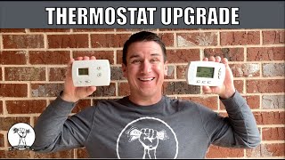 Installing a Programmable Thermostat  Honeywell Thermostat Install [upl. by Wichern]