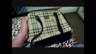 An Example of a Fake Burberry Handbag [upl. by Wallis]