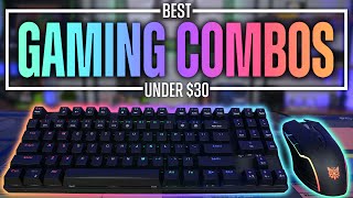 Top 5 Gaming Keyboard and Mouse Combos under 30 [upl. by Atikahs]