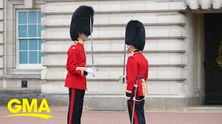 Changing of the Guard returns to Buckingham Palace l GMA [upl. by Eanyl]