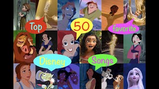 Top 50 Disney Songs [upl. by Ahders685]