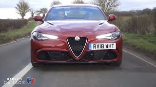 2019 Alfa Romeo Giulia Quadrifoglio drive review [upl. by Immaj607]