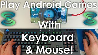 How to Play Android Games with Keyboard amp Mouse  PUBG Mobile Wormhole App [upl. by Ahsemat]