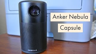 Anker Nebula Capsule Pocket Projector  How Does it Work [upl. by Alilak]