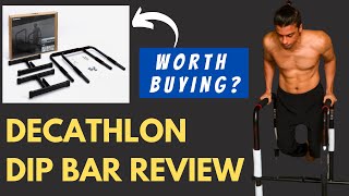 Decathlon Dip BarTraining Station Review WORTH BUYING FOR CALISTHENICS amp STRENGTH TRAINING [upl. by Meirrak]