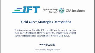 Level III CFA Major Types of Yield Curve Strategies Demystified [upl. by Nuahsal]