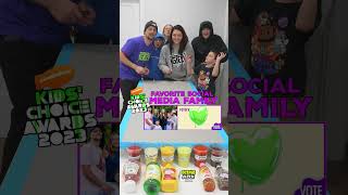 Nickelodeon Slime Milk Challenge [upl. by Leakim]