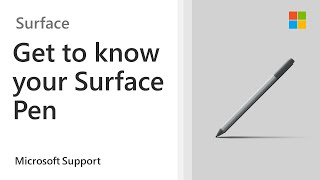 How to use the Surface Pen  Microsoft [upl. by Jaela]