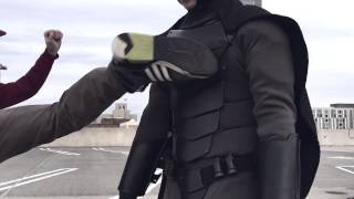 Real Life Batsuit Combat Armor [upl. by Dewain534]