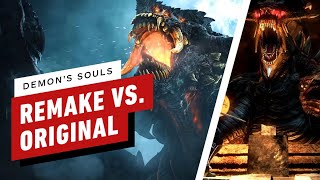 Demons Souls Remake Gameplay PS5 vs PS3 Graphics Comparison [upl. by Wexler]