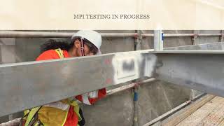 Magnetic Particle Inspection MPI Test for Welding [upl. by Hedda]