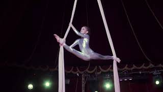 First aerial silks performance  Anisia Polevaya  No More Gravity 2020 [upl. by Jason]