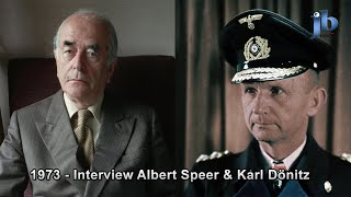 1973  Interview Albert Speer amp Karl Dönitz [upl. by Aerdnaeel]