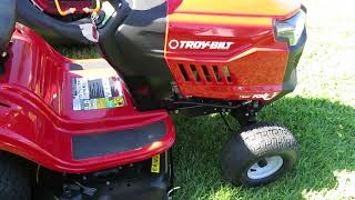 Troy Bilt MTD rider mower lawn tractor bagger review [upl. by Nohsid]