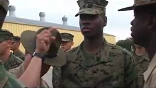 US Marine Corps Drill Instructor vs US Army Drill Sergeant [upl. by Yci271]