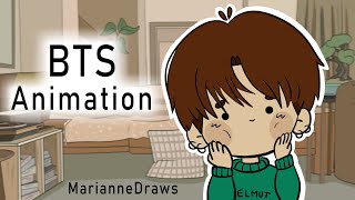 BTS Animation  Life Goes On [upl. by Starla]