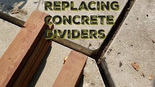 Replacing Concrete Dividers [upl. by Sekyere]