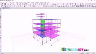 Etabs 2015 Tutorial 3  Assigning seismic loads and Load combinations [upl. by Villada667]