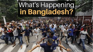 Whats Happening in Bangladesh Student Protests [upl. by Ginger]