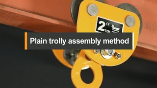 Plain trolly assembly method [upl. by Guod]